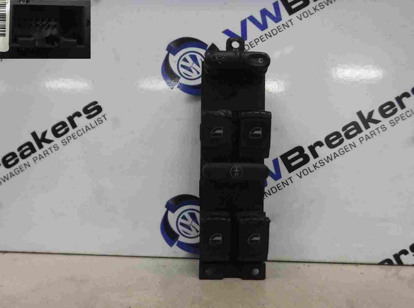 Volkswagen Golf MK4 1997-2004 Drivers OSF Front Window Switches Panel 1j4959857