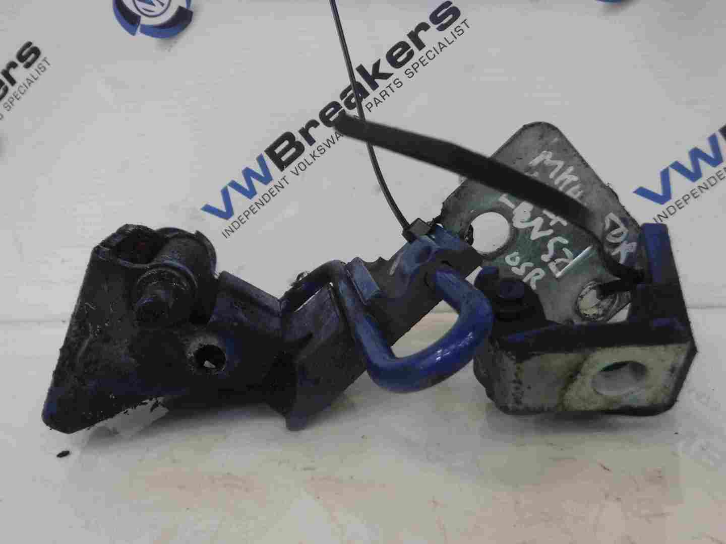 Volkswagen Golf MK4 1997-2004 Drivers OSR Rear Door Hinges Blue LW5Z