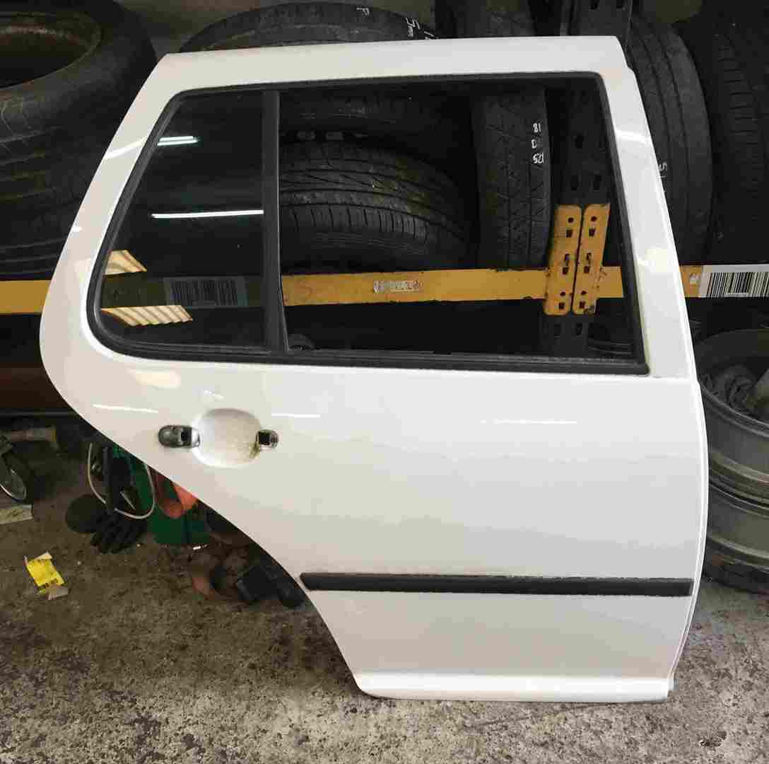 Volkswagen Golf MK4 1997-2004 Drivers OSR Rear Door Whte LB9A