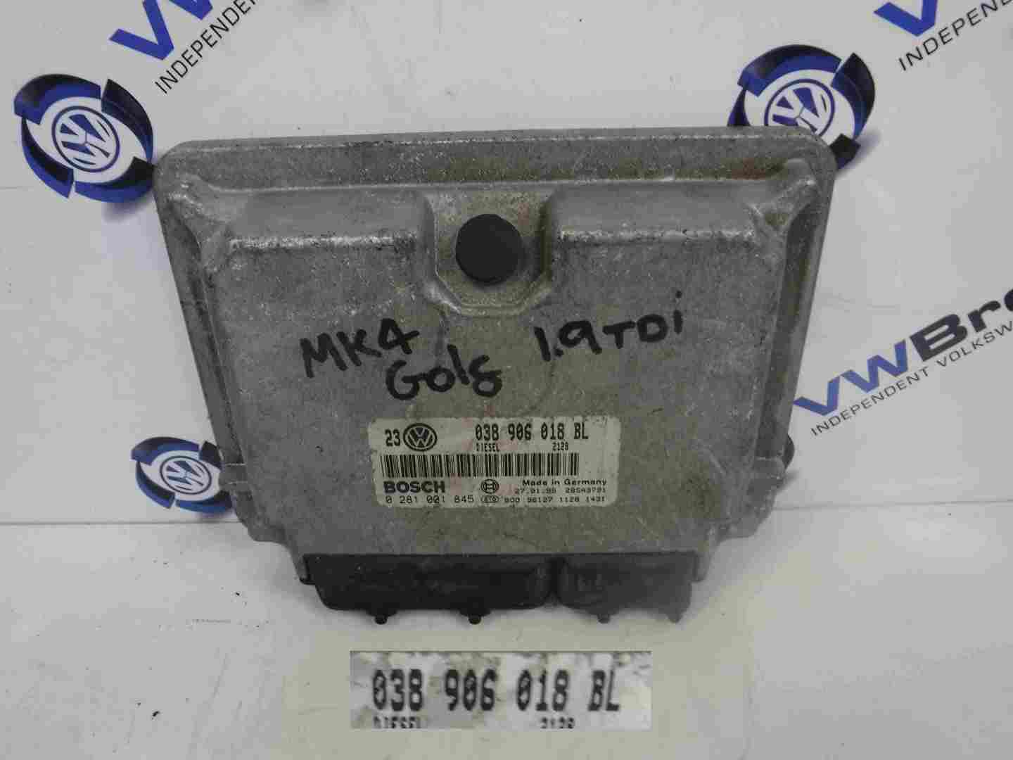 Volkswagen Golf MK4 1997-2004 Engine Control Unit ECU Computer 038906018BL
