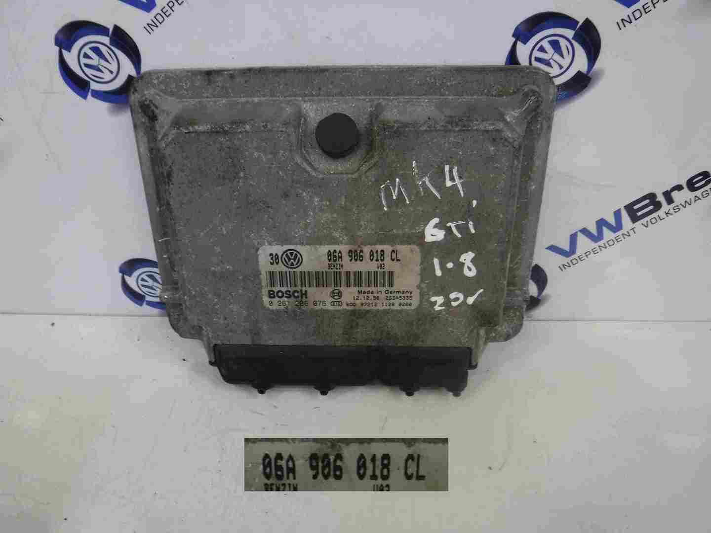 Volkswagen Golf MK4 1997-2004 Engine Control Unit ECU Computer 06A906018CL