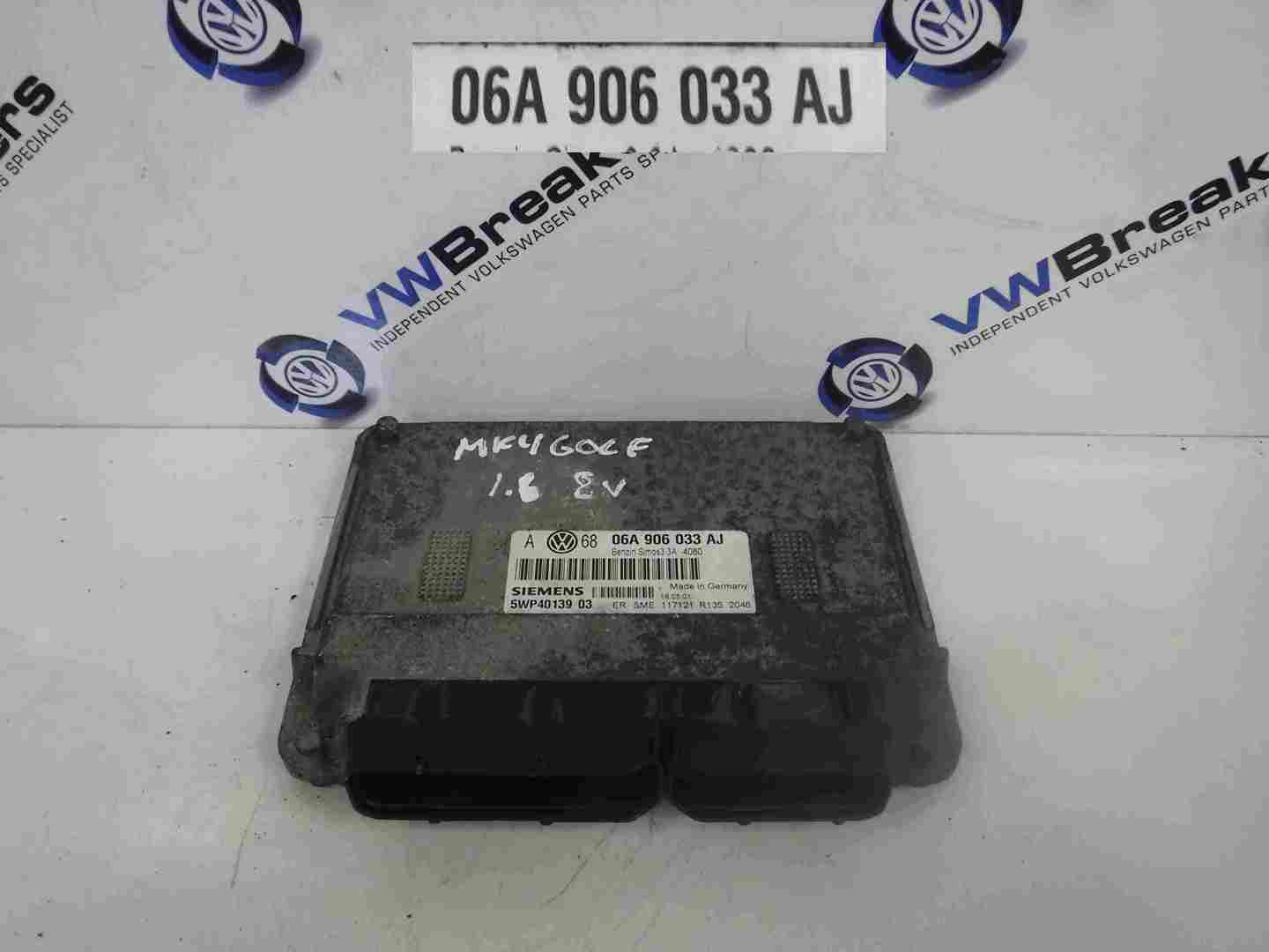 Volkswagen Golf MK4 1997-2004 Engine Control Unit ECU Computer 06A906033AJ