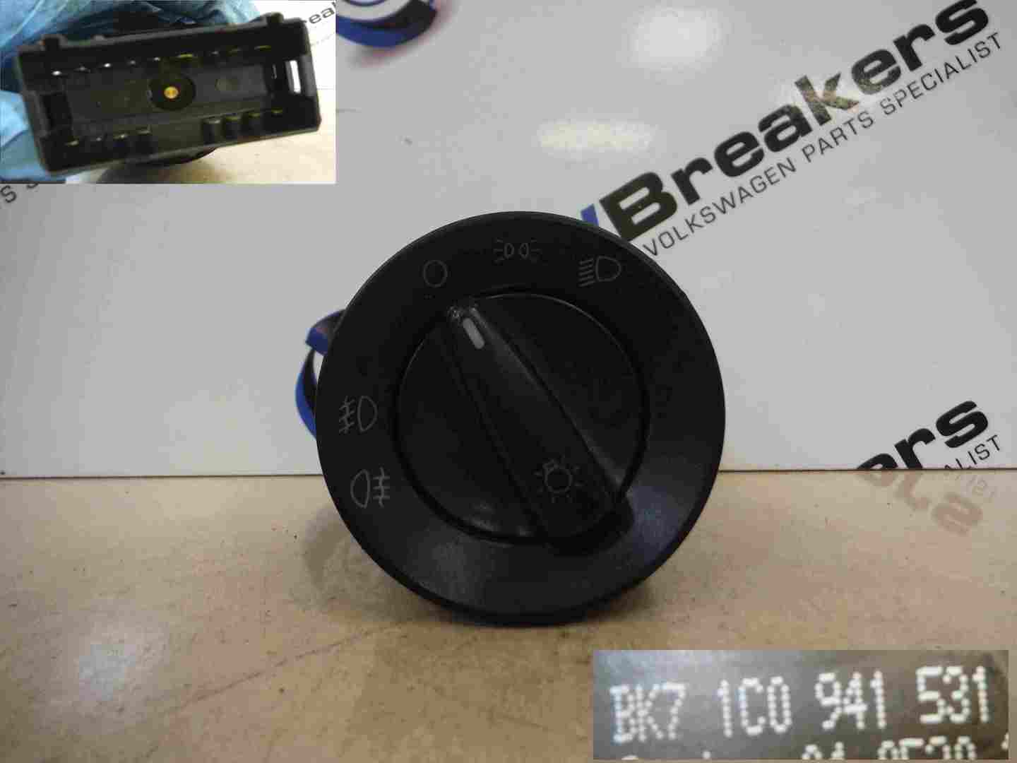 Volkswagen Golf MK4 1997-2004 Headlight Fog Light Switch Front Rear