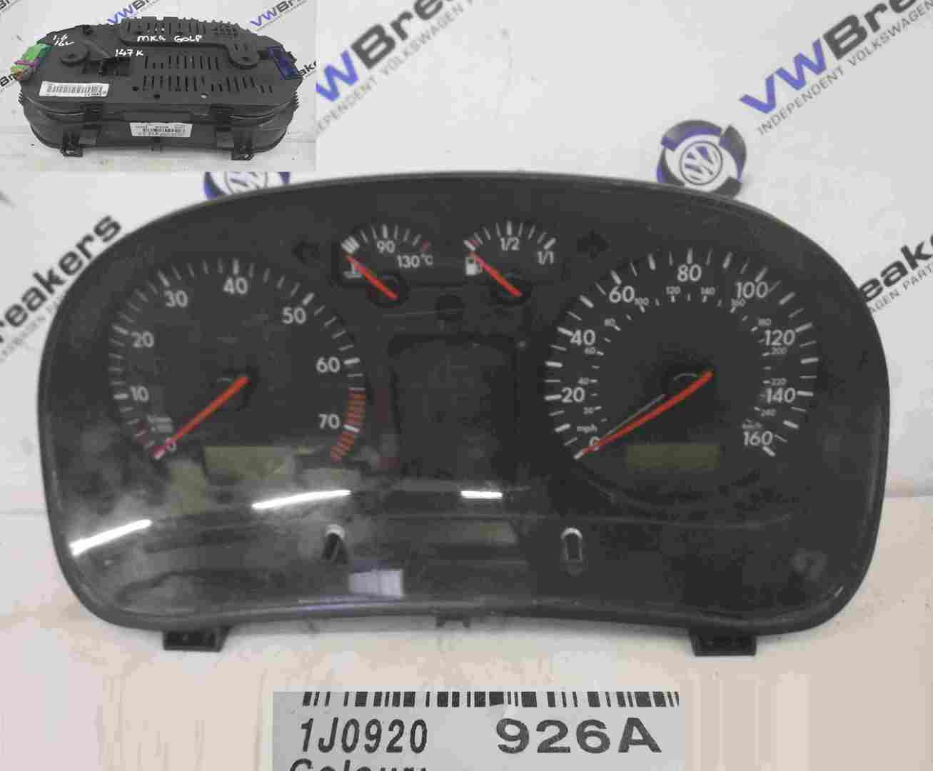 Volkswagen Golf MK4 1997-2004 Instrument Panel Dials Clocks 1J0920926A