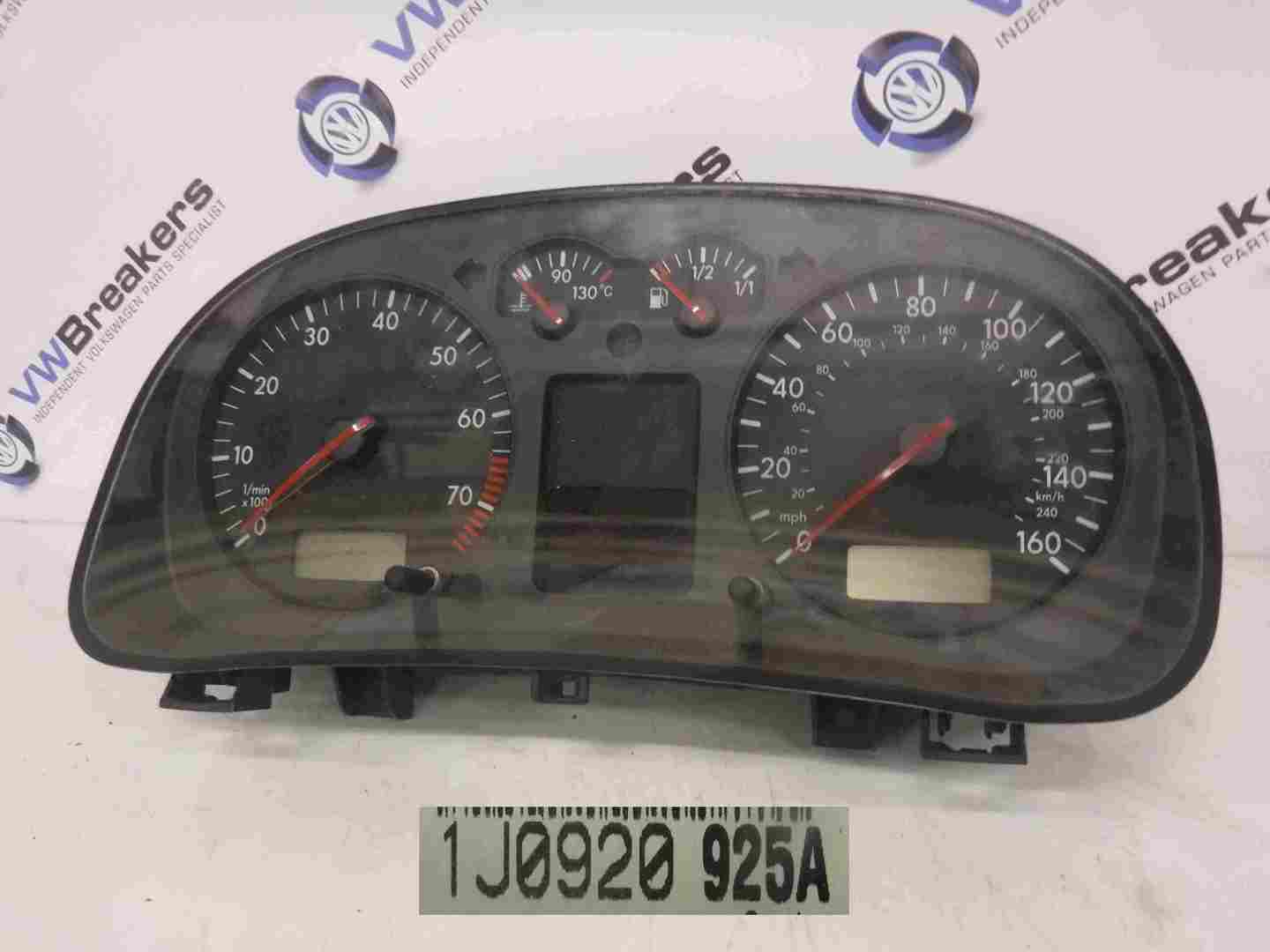 Volkswagen Golf147k MK4 1997-2004 Instrument Panel Dials Gauges Clock 1J0920925A