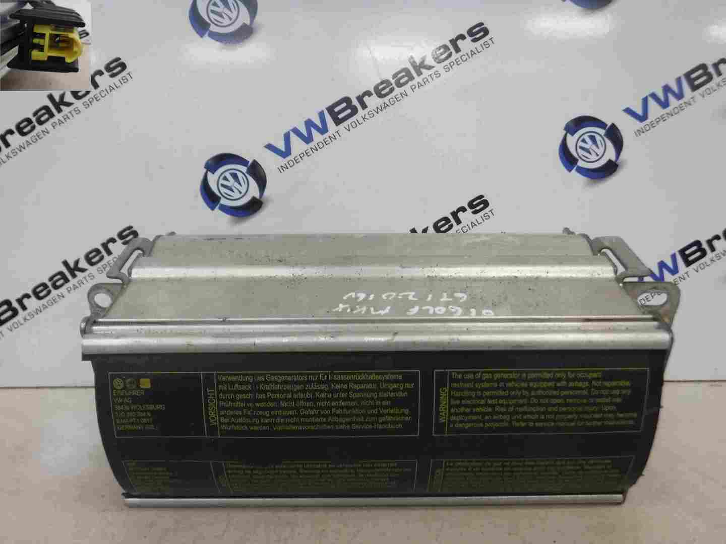 Volkswagen Golf MK4 1997-2004 Passenger NSF Front Dashboard Airbag 1j0880204 b