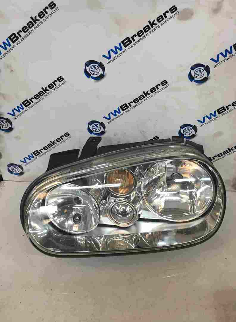 Volkswagen Golf MK4 1997-2004 Passenger NSF Front Headlight No Fog 1J2941015A