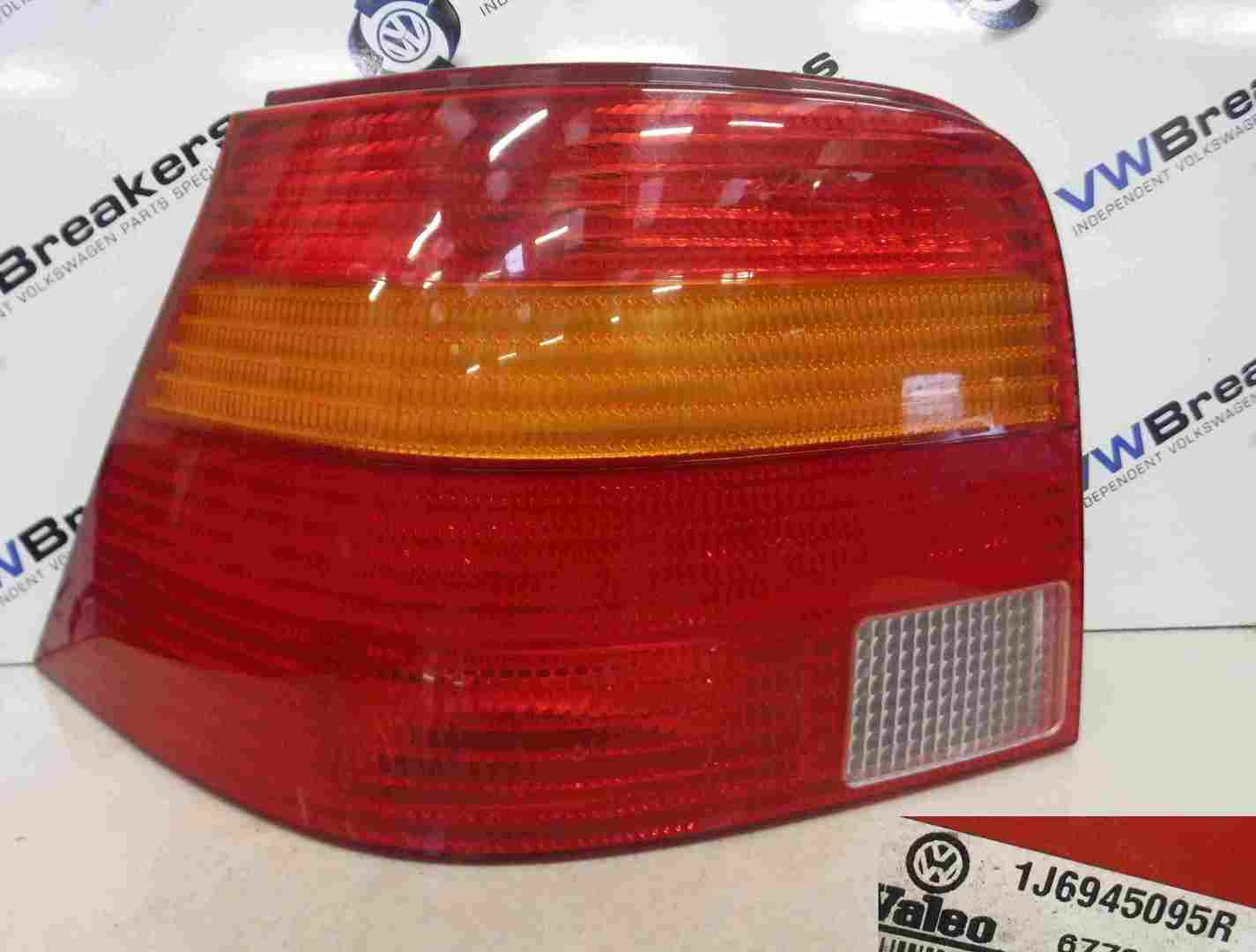 Volkswagen Golf MK4 1997-2004 Passenger NSR Rear Light Lens + Cluster 1J6945095R