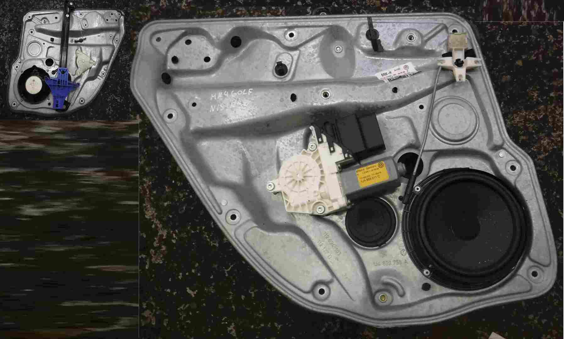 Volkswagen Golf MK4 1997-2004 Passenger NSR Rear Window Motor + Regulator