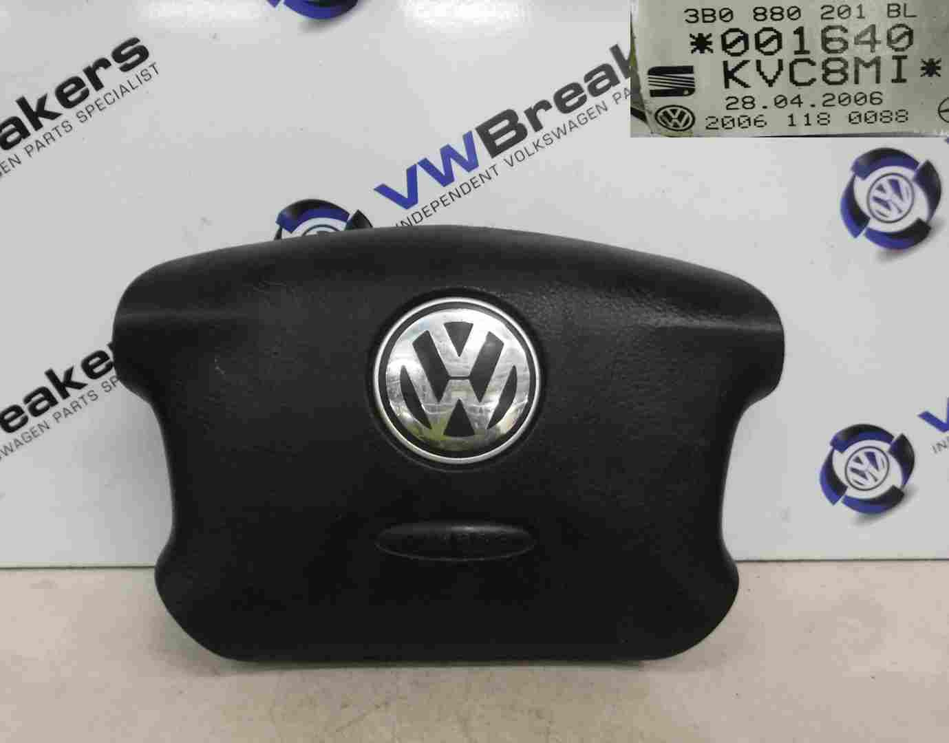 Volkswagen Golf MK4 1997-2004 Steering Wheel Airbag 3B0880201BL