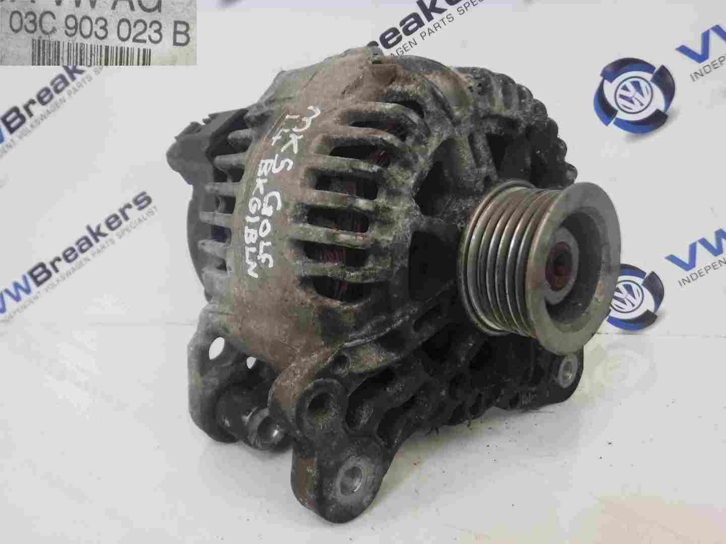 Volkswagen Golf MK5 2003-2009 1.4 16v Alternator 03C903023b