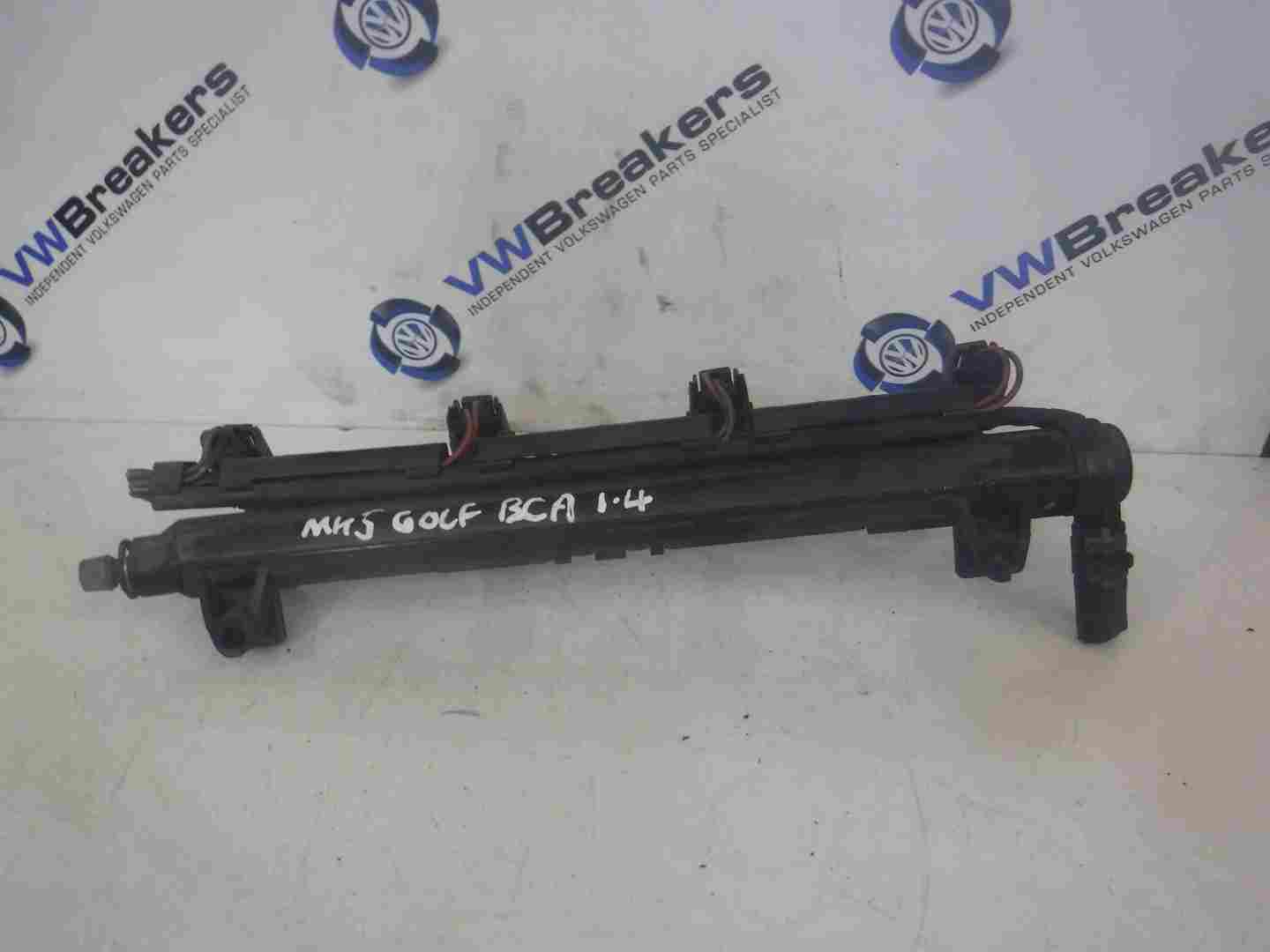 Volkswagen Golf MK5 2003-2009 1.4 16v Fuel Injectors + Rail BUD