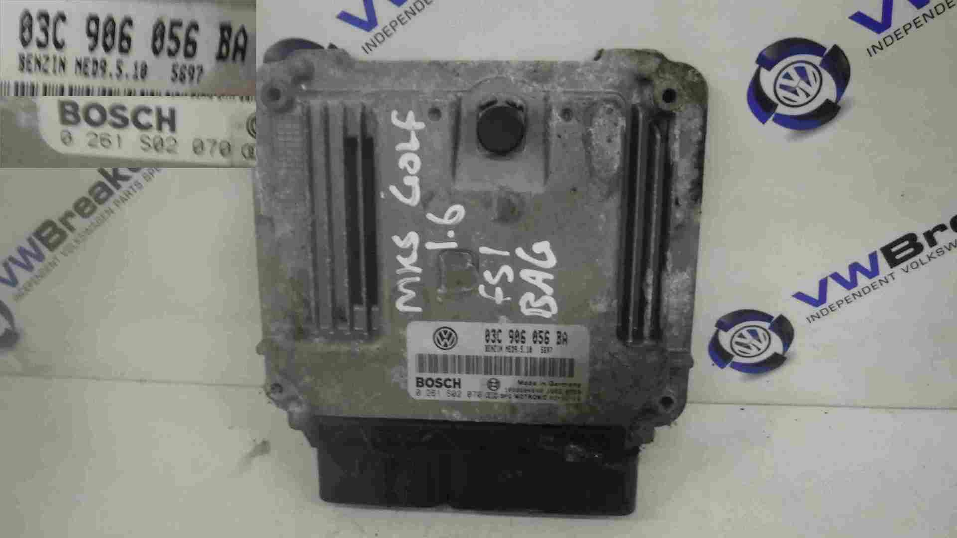 Volkswagen Golf MK5 2003-2009 1.6 FSI ECU Computer 03c906056BP