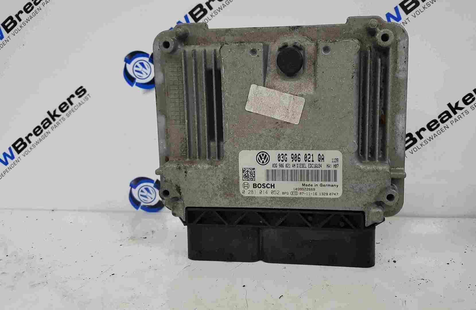 Volkswagen Golf MK5 2003-2009 1.9 TDi Engine Control Unit ECU 03G906021QA