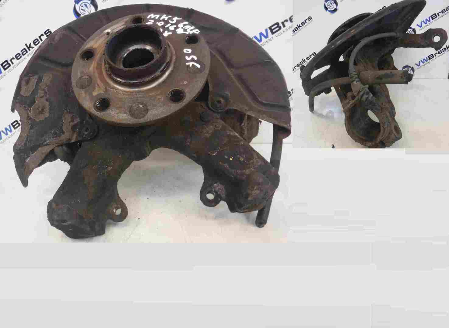 Volkswagen Golf MK5 2003-2009 2.0 SDI Drivers OSF Front Wheel Hub