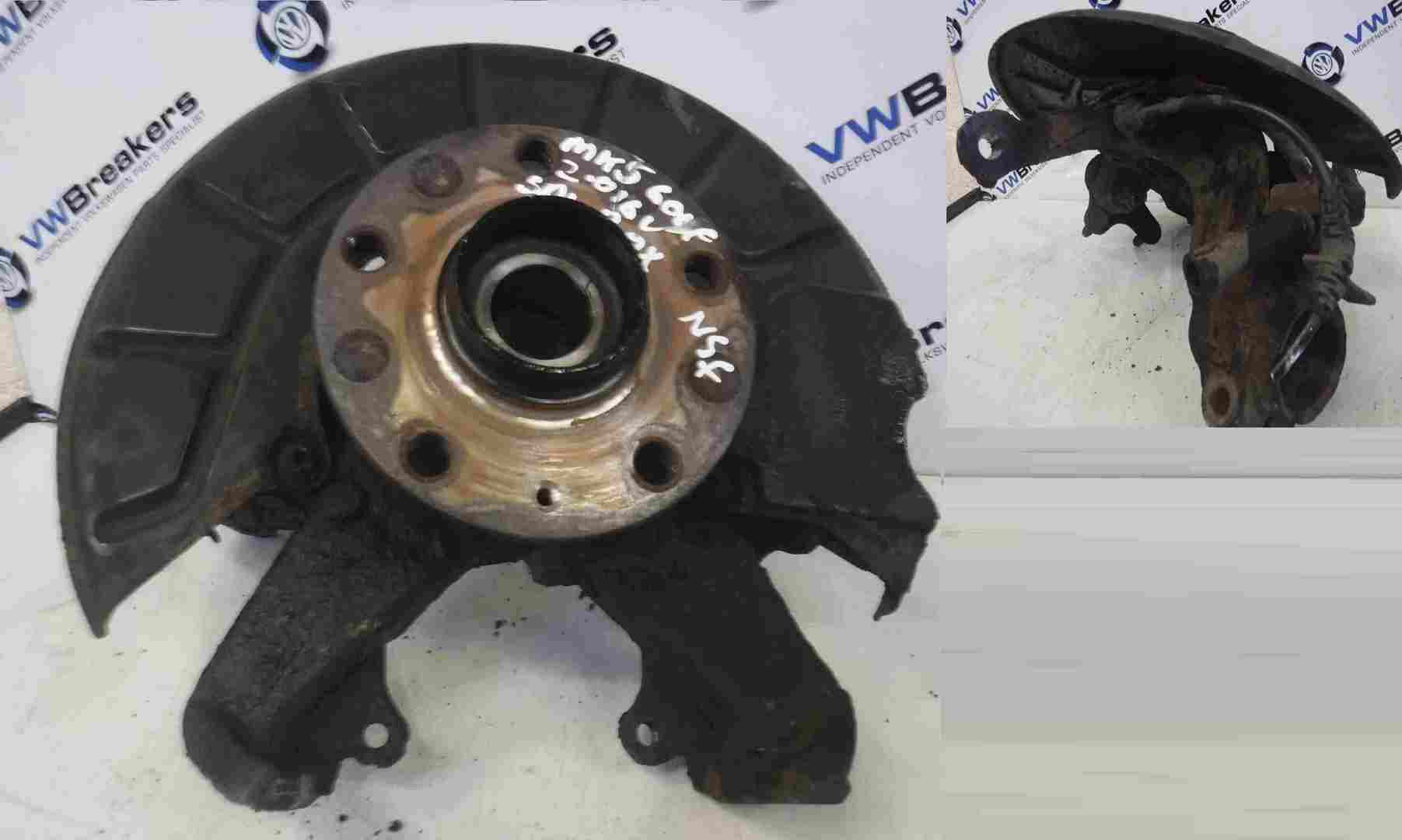 Volkswagen Golf MK5 2003-2009 2.0 SDI Passenger NSF Front Wheel Hub