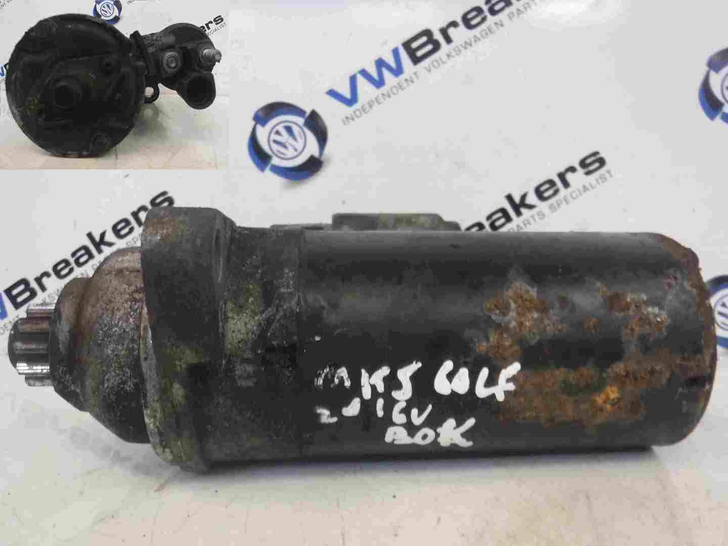 Volkswagen Golf MK5 2003-2009 2.0 SDI Starter Motor Starting BDK 02t911024