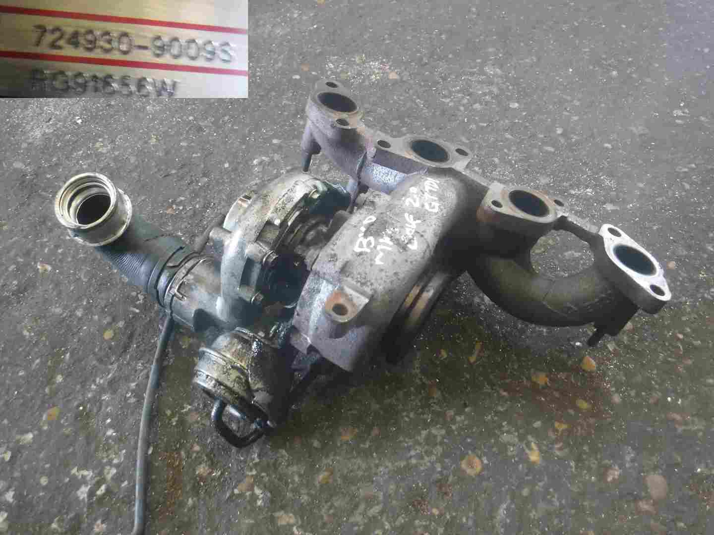 Volkswagen Golf MK5 2003-2009 2.0 TDi Turbo Charger Unit BKD 724930-9009s