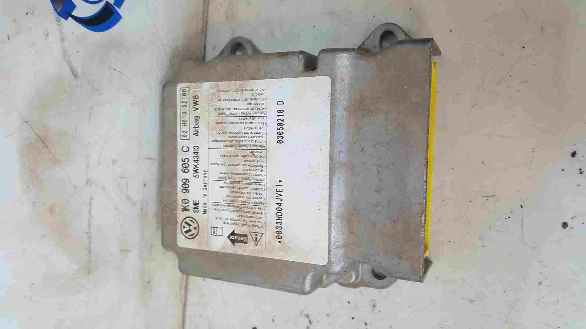 Volkswagen Golf MK5 2003-2009 Airbag ECU Module Computer 1K0909605c 1K0909605C
