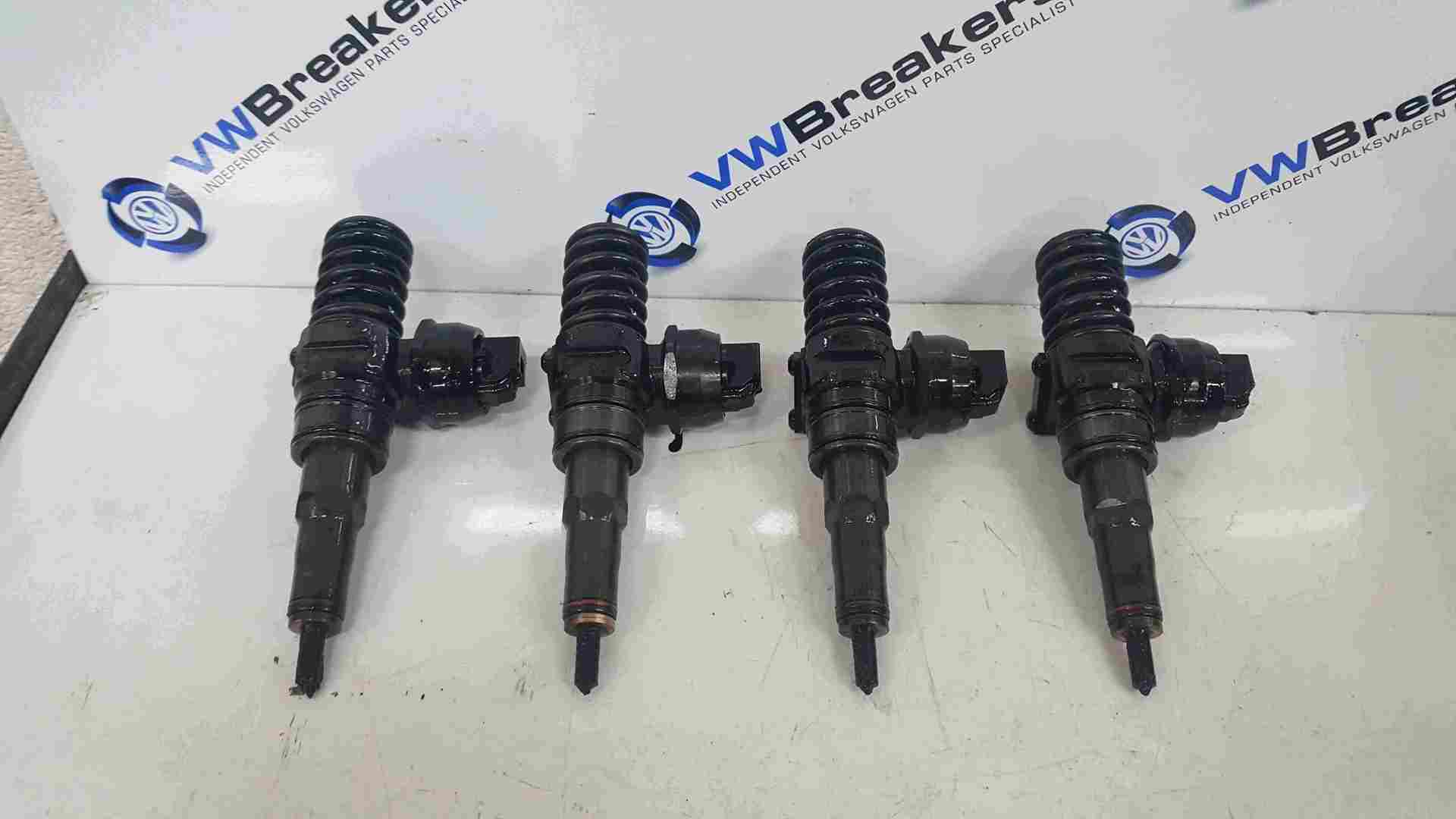 Volkswagen Golf MK5 2003-2009 Audi Seat 1.9 TDi Diesel Injectors Set X4 BXE BKC