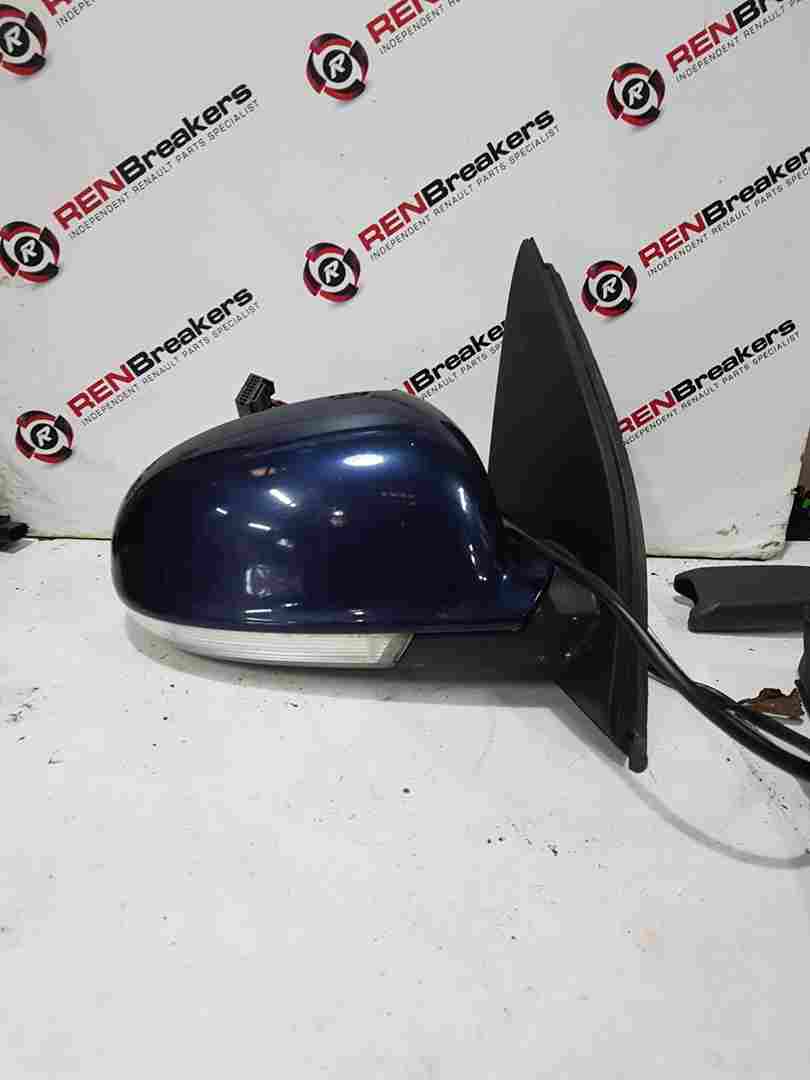 Volkswagen Golf MK5 2003-2009 Drivers Os Wing Mirror Blue Ld5q