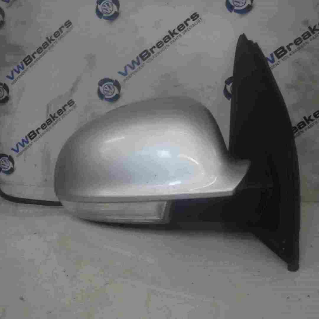 Volkswagen Golf MK5 2003-2009 Drivers OS Wing Mirror LA7W Silver