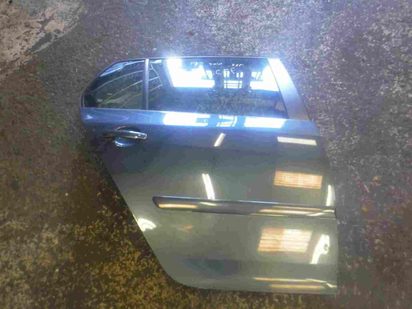 Volkswagen Golf MK5 2003-2009 Drivers OSR Rear Door Graphite Blue LC5F