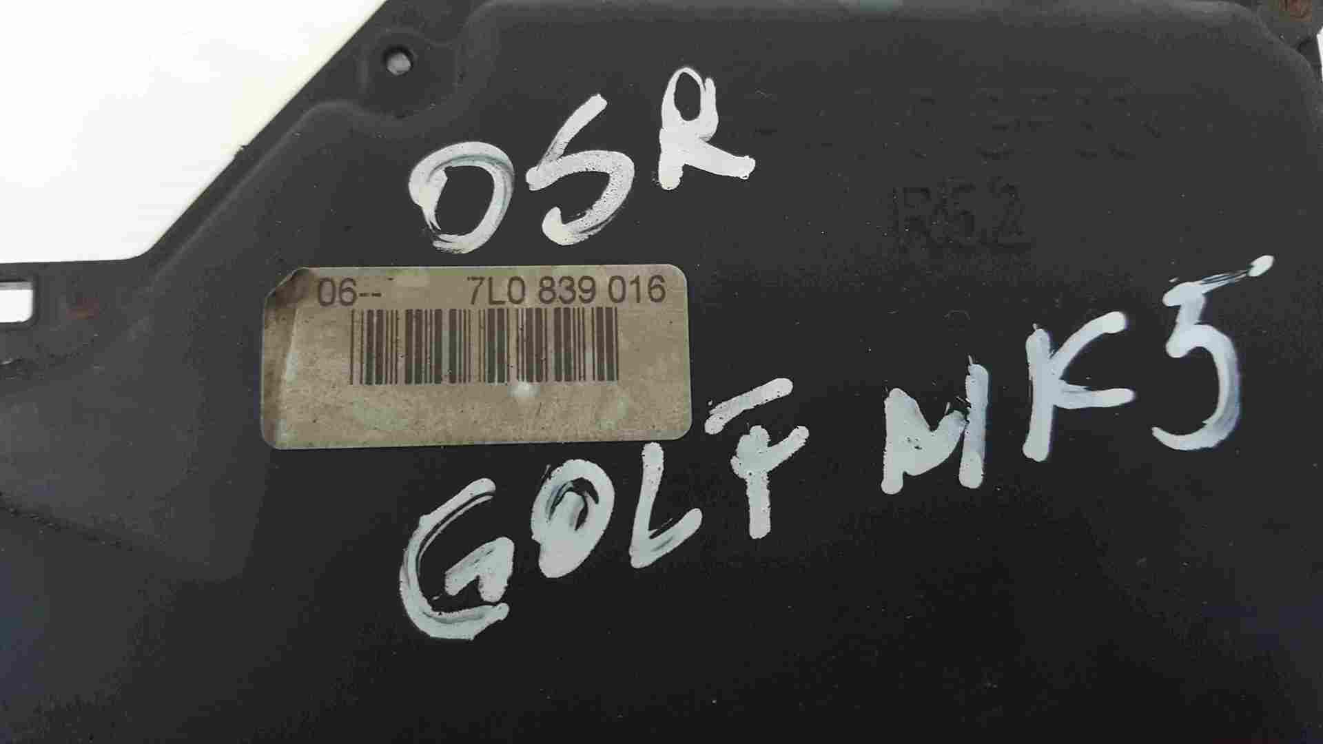 Volkswagen Golf MK5 2003-2009 Drivers OSR Rear Door Lock Mechanism 7L0839016