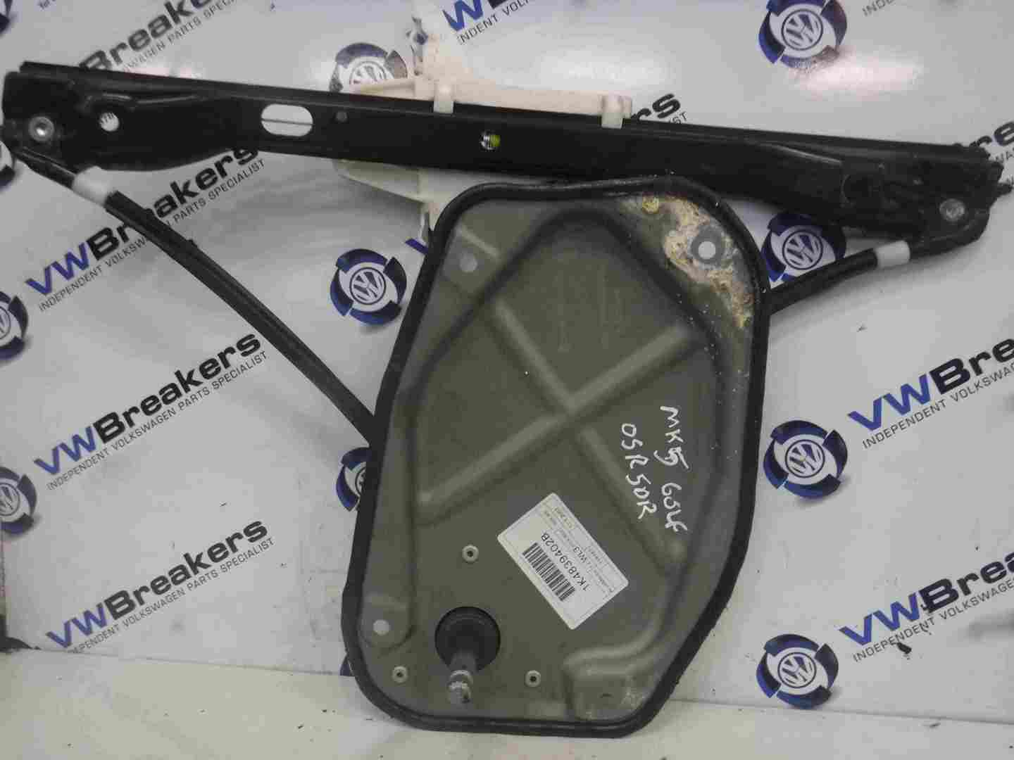 Volkswagen Golf MK5 2003-2009 Drivers OSR Rear Window Regulator 1K4839402B