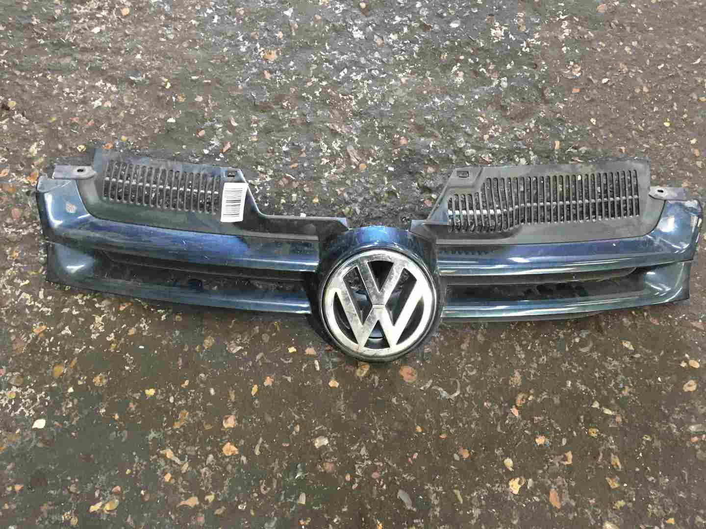 Volkswagen Golf MK5 2003-2009 Front Bumper Grill Badge Insert Blue Grey LC5F