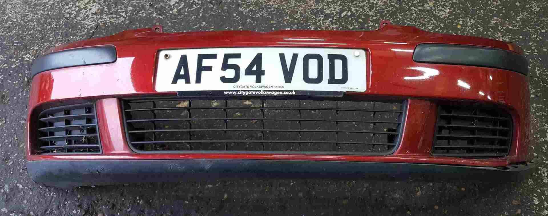 Volkswagen Golf MK5 2003-2009 Front Bumper Red LA3W