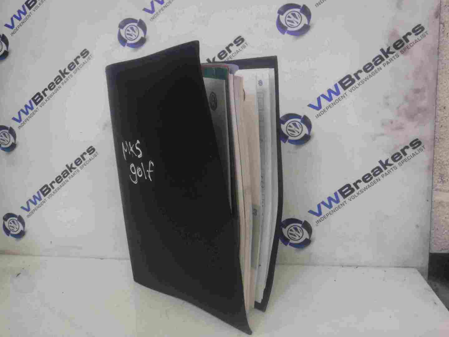 Volkswagen Golf MK5 2003-2009 Handbook Document Holder Folder