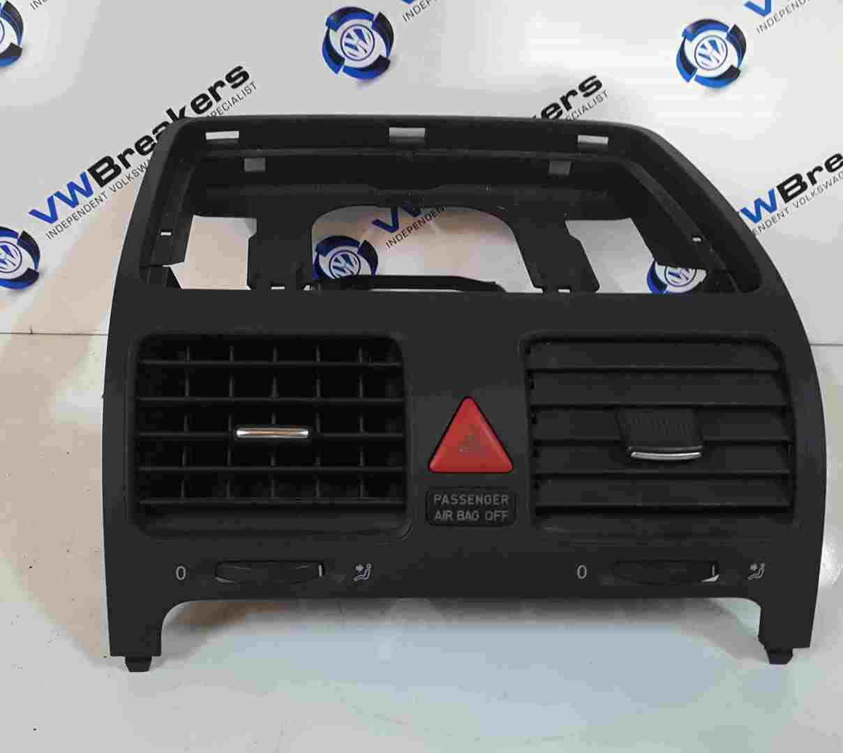 Volkswagen Golf MK5 2003-2009 Heater Vent Centre Console Hazard Panel