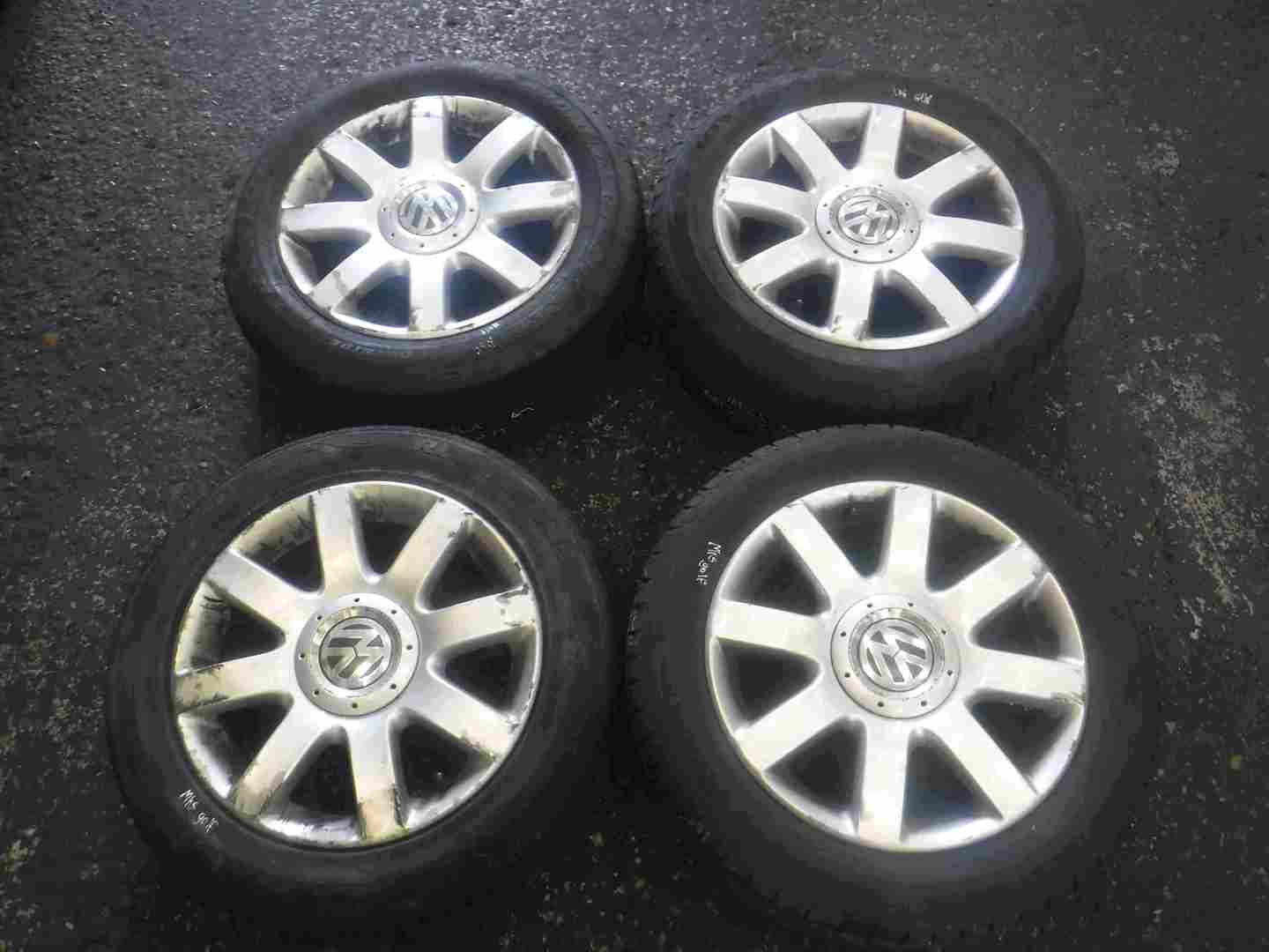 Volkswagen Golf MK5 2003-2009 Imola Alloy Wheels Set X4 + Tyre 205 55 16 4/5