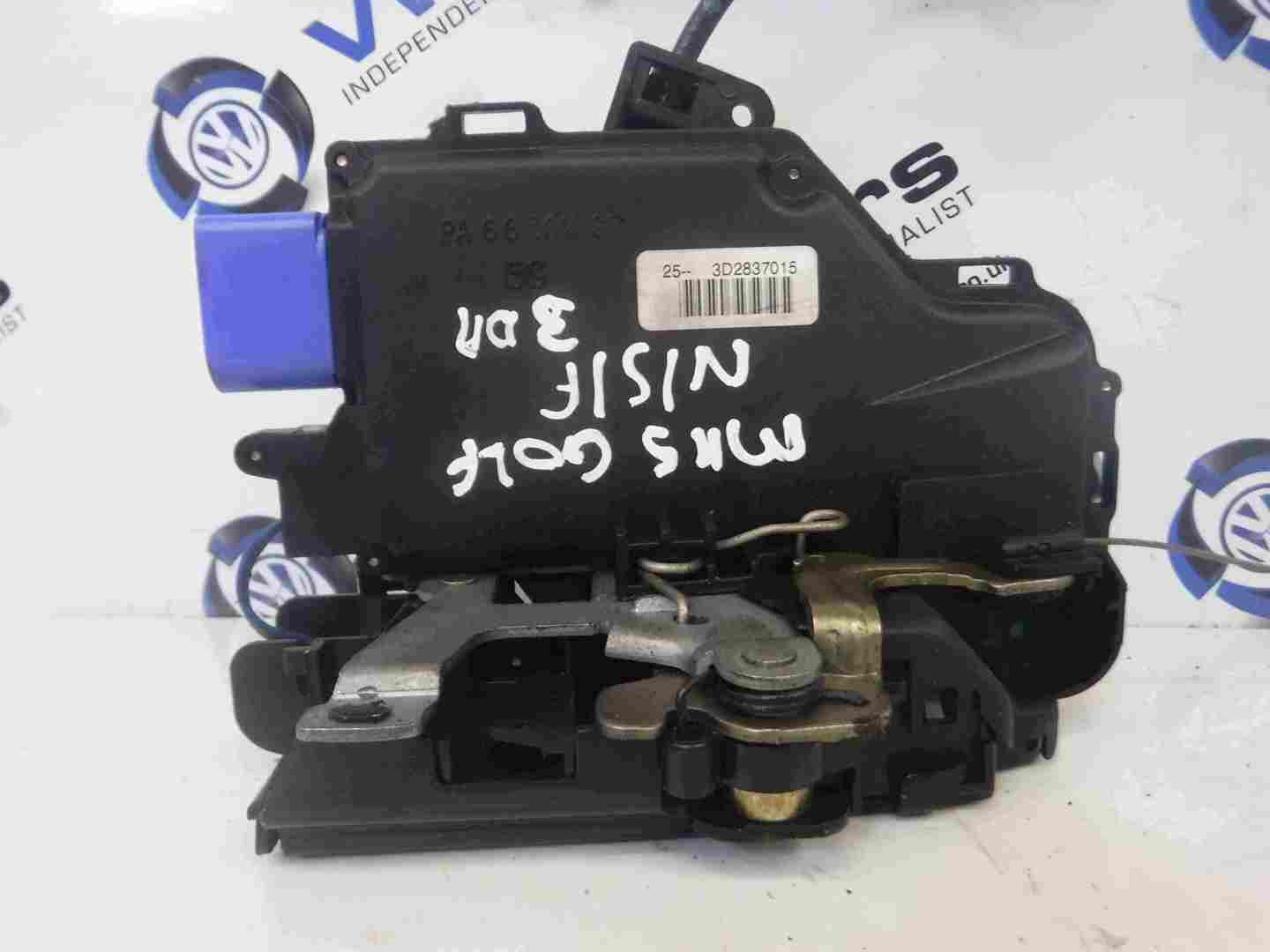 Volkswagen Golf MK5 2003-2009 Passenger NSF Front Door Lock Mechanism 3dr