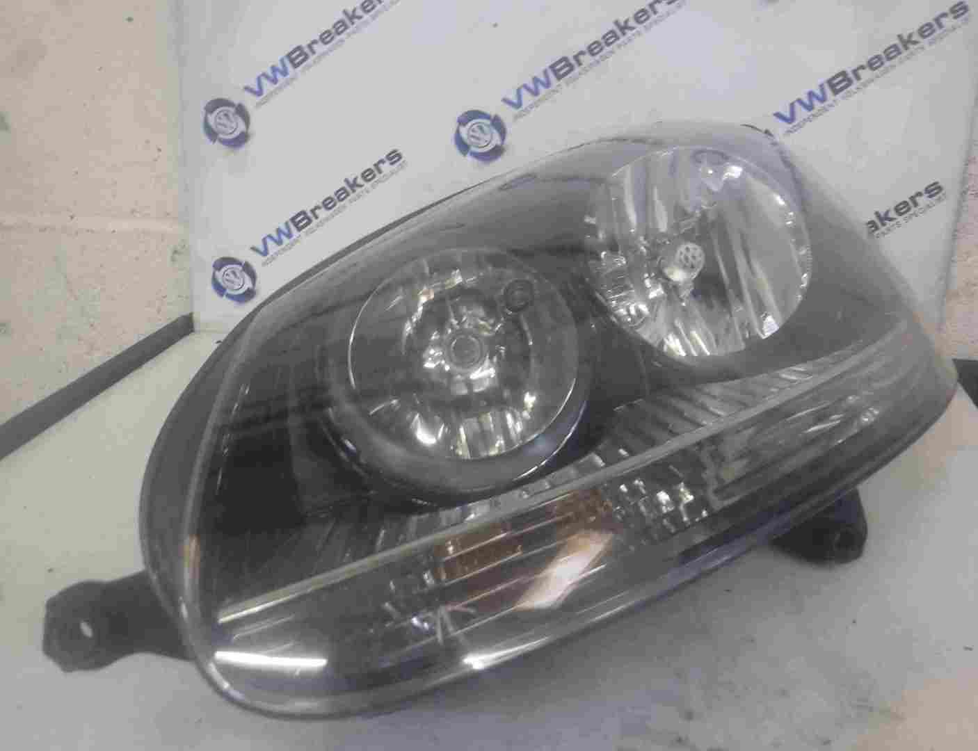 Volkswagen Golf MK5 2003-2009 Passenger NSF Front Headlight Black Backing
