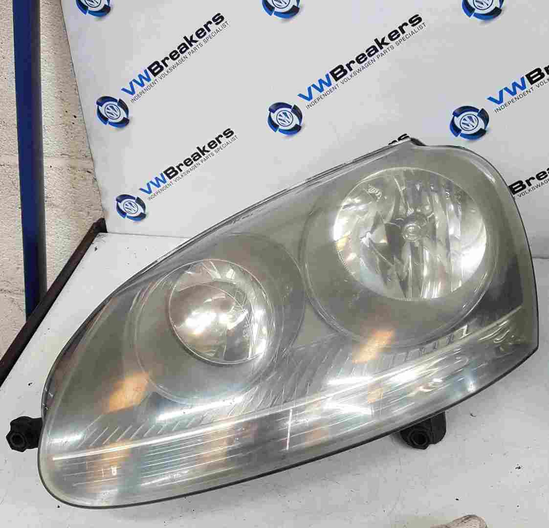 Volkswagen Golf MK5 2003-2009 Passenger NSF Front Headlight Cloudy