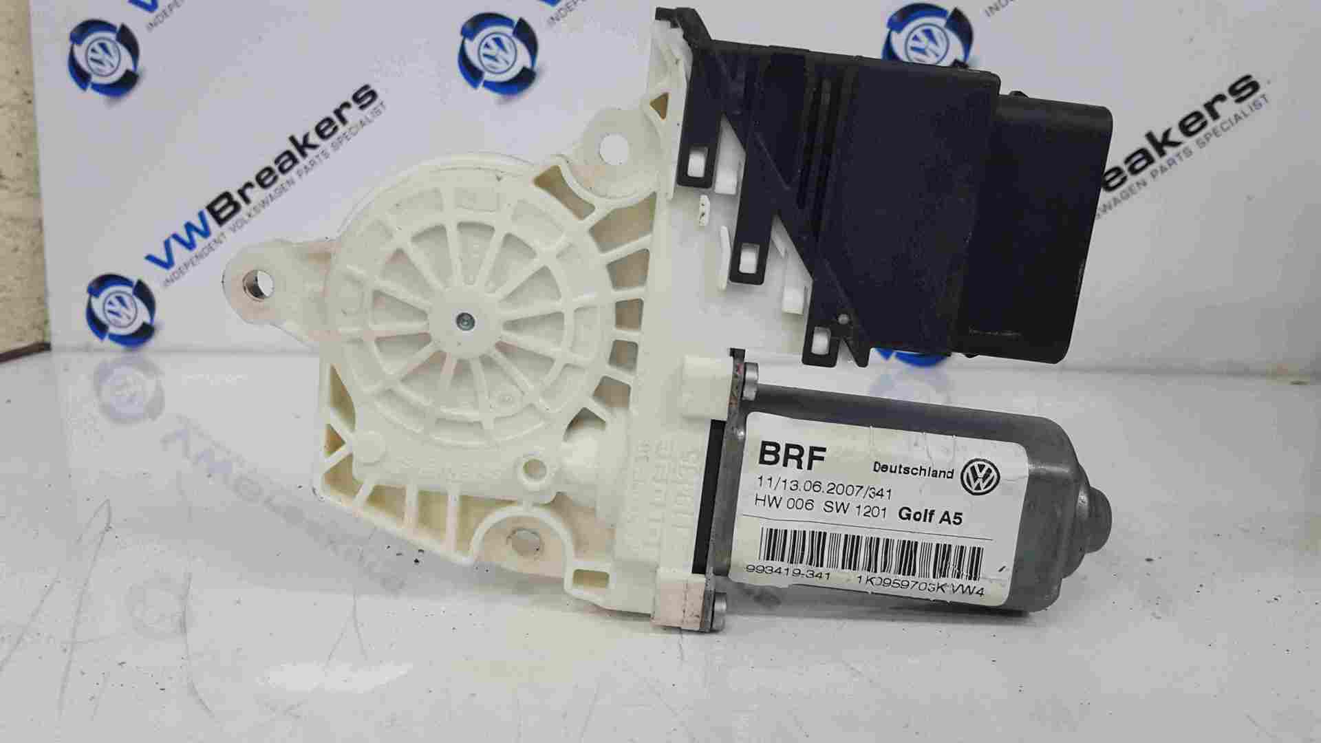 Volkswagen Golf MK5 2003-2009 Passenger NSR Rear Window Motor 1K0959703K