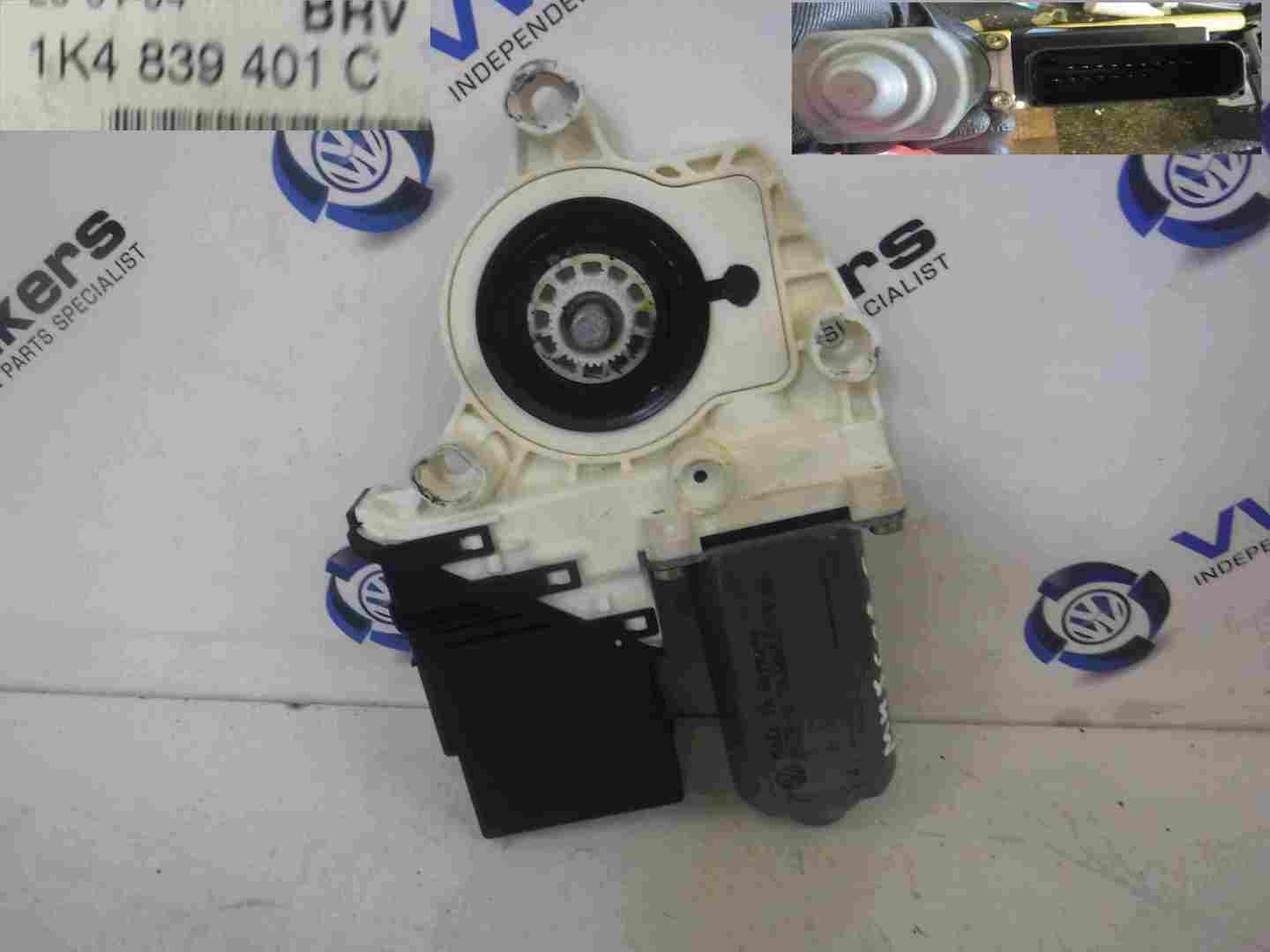 Volkswagen Golf MK5 2003-2009 Passenger NSR Rear Window Motor 1K4839401C
