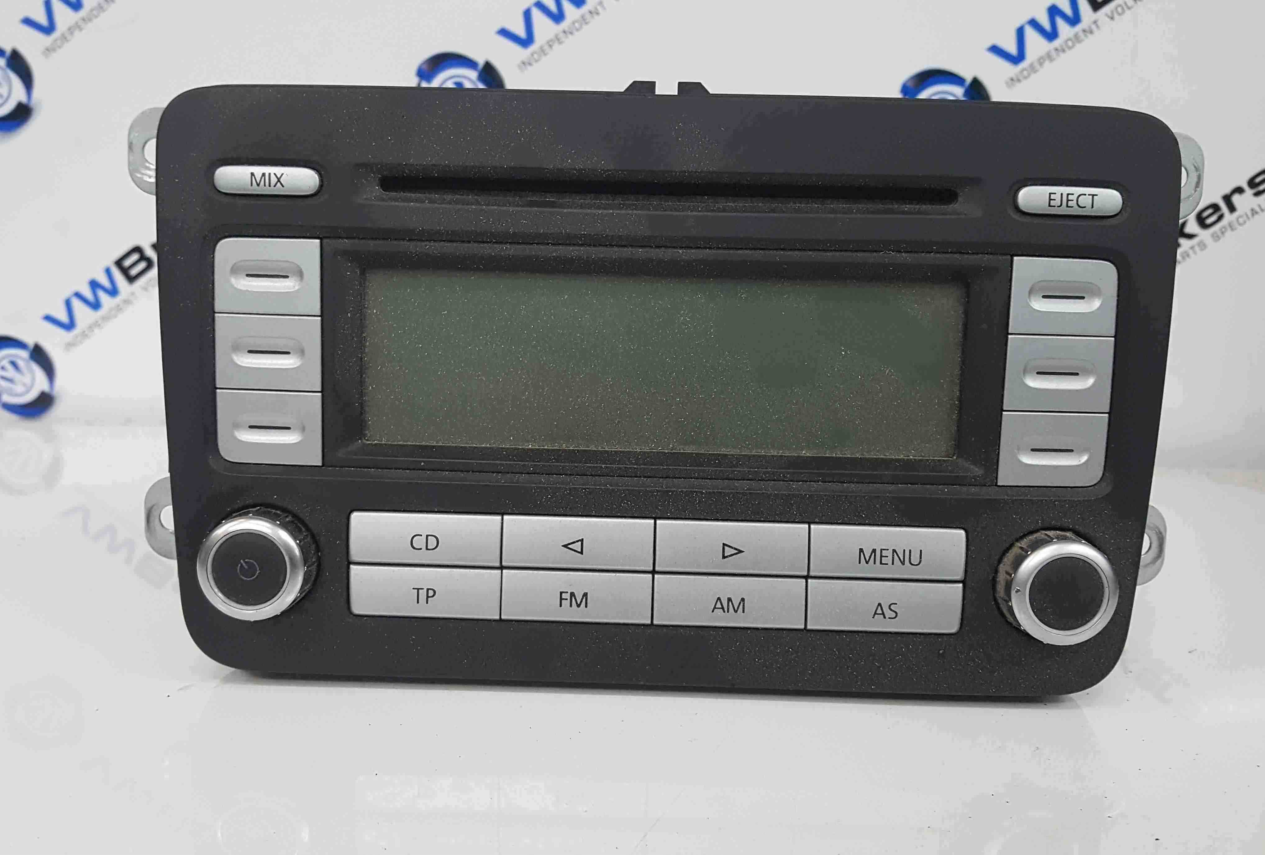 Volkswagen Polo 6R 2009-2014 MK5 GOLF Radio Cd Player Head Unit 5m0035186AA  - Store - Used Volkswagen Parts UK - Volkswagen Breakers