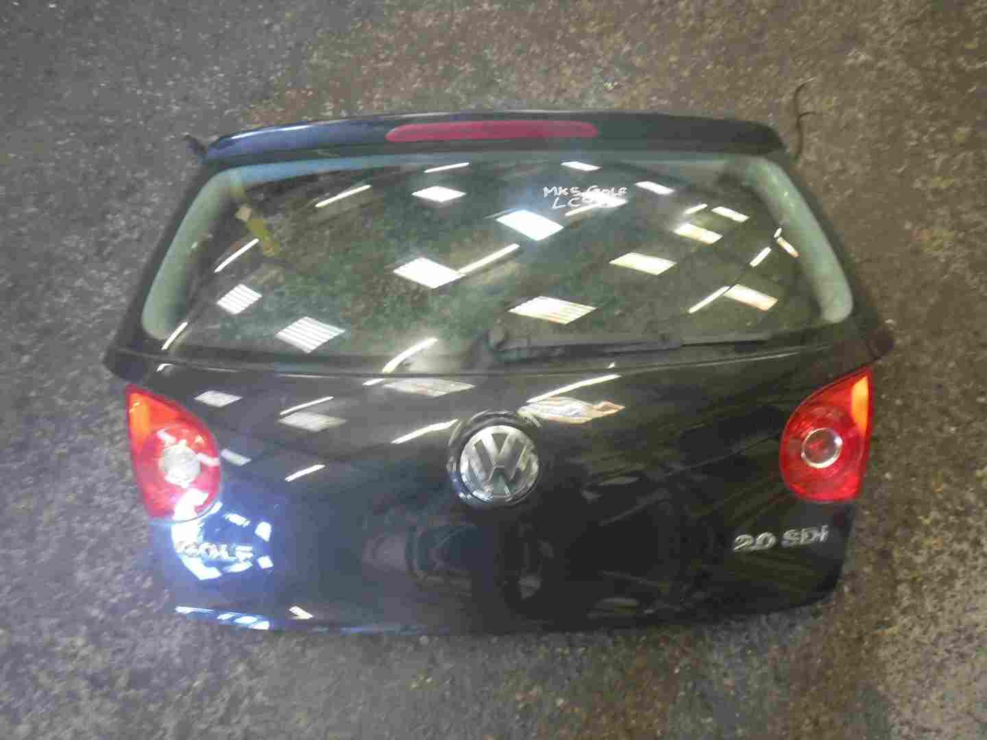 Volkswagen Golf MK5 2003-2009 Rear Boot Tailgate Black LC9Z