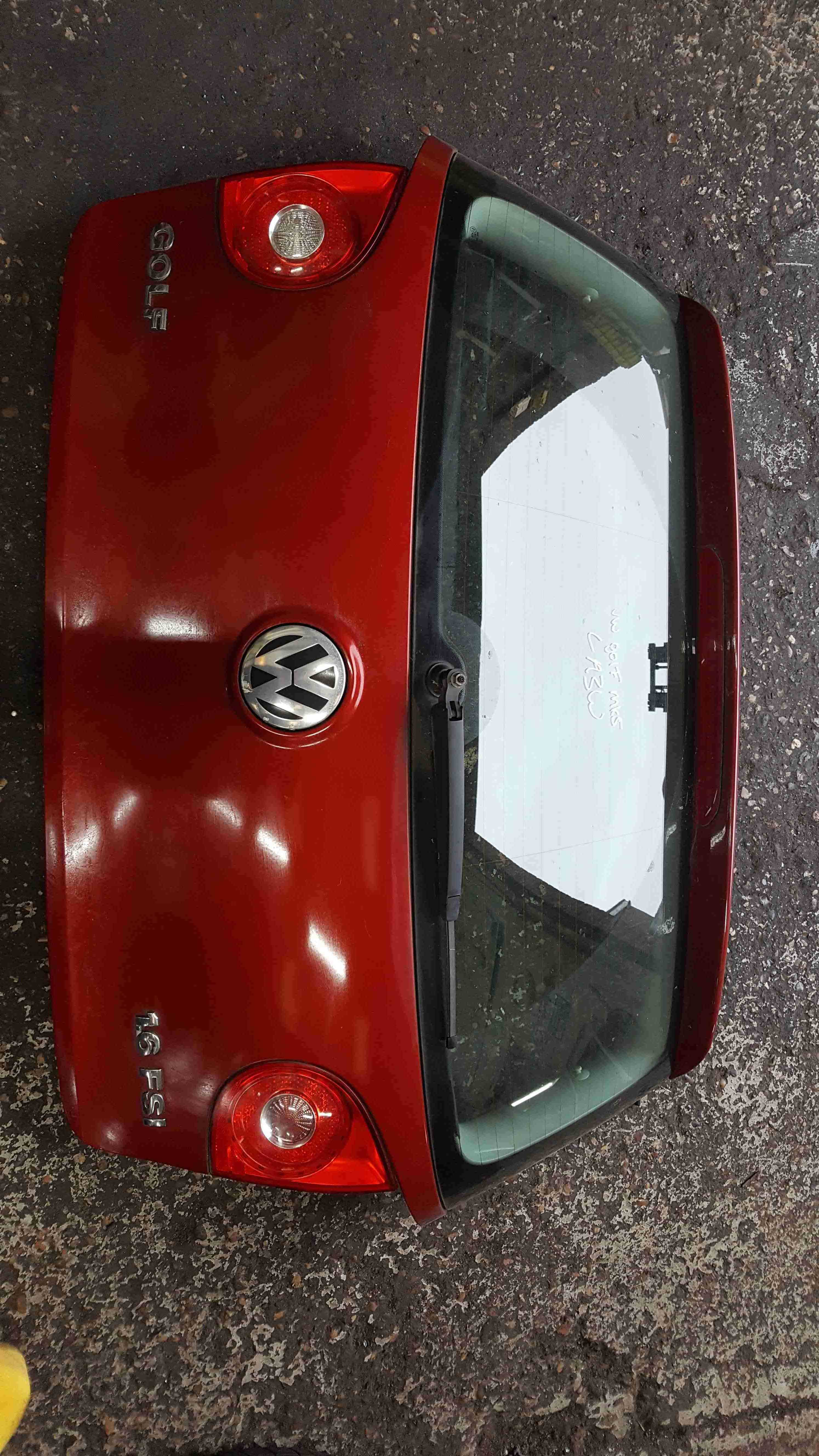 Volkswagen Golf MK5 2003-2009 Rear Boot Tailgate Lid Red LA3W
