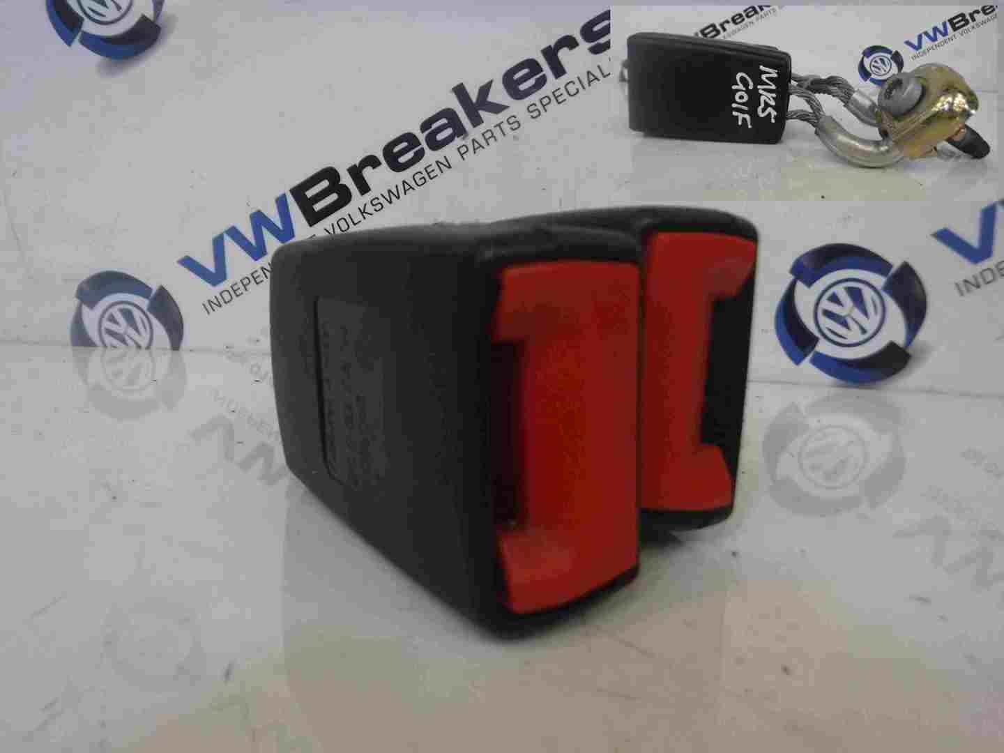 Volkswagen Golf MK5 2003-2009 Rear Seat Belt Buckle Anchor Red 1K0857739D