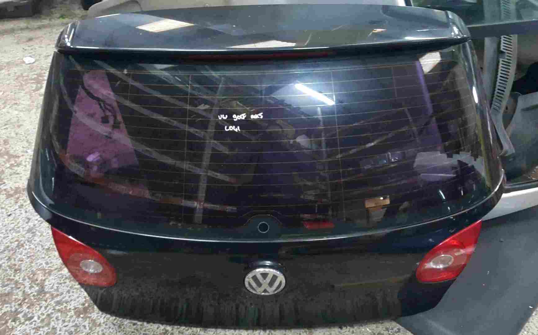 Volkswagen Golf MK5 2003-2009 Rear Tailgate Boot Black L041 Tinted Window