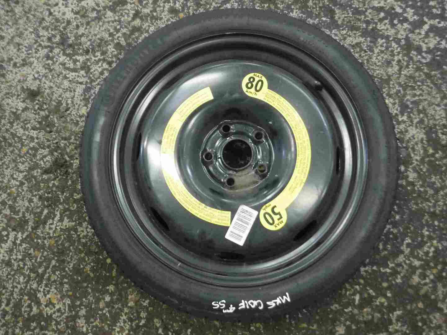 Volkswagen Golf MK5 2003-2009 Spare Wheel Space Saver 18inch 1257018