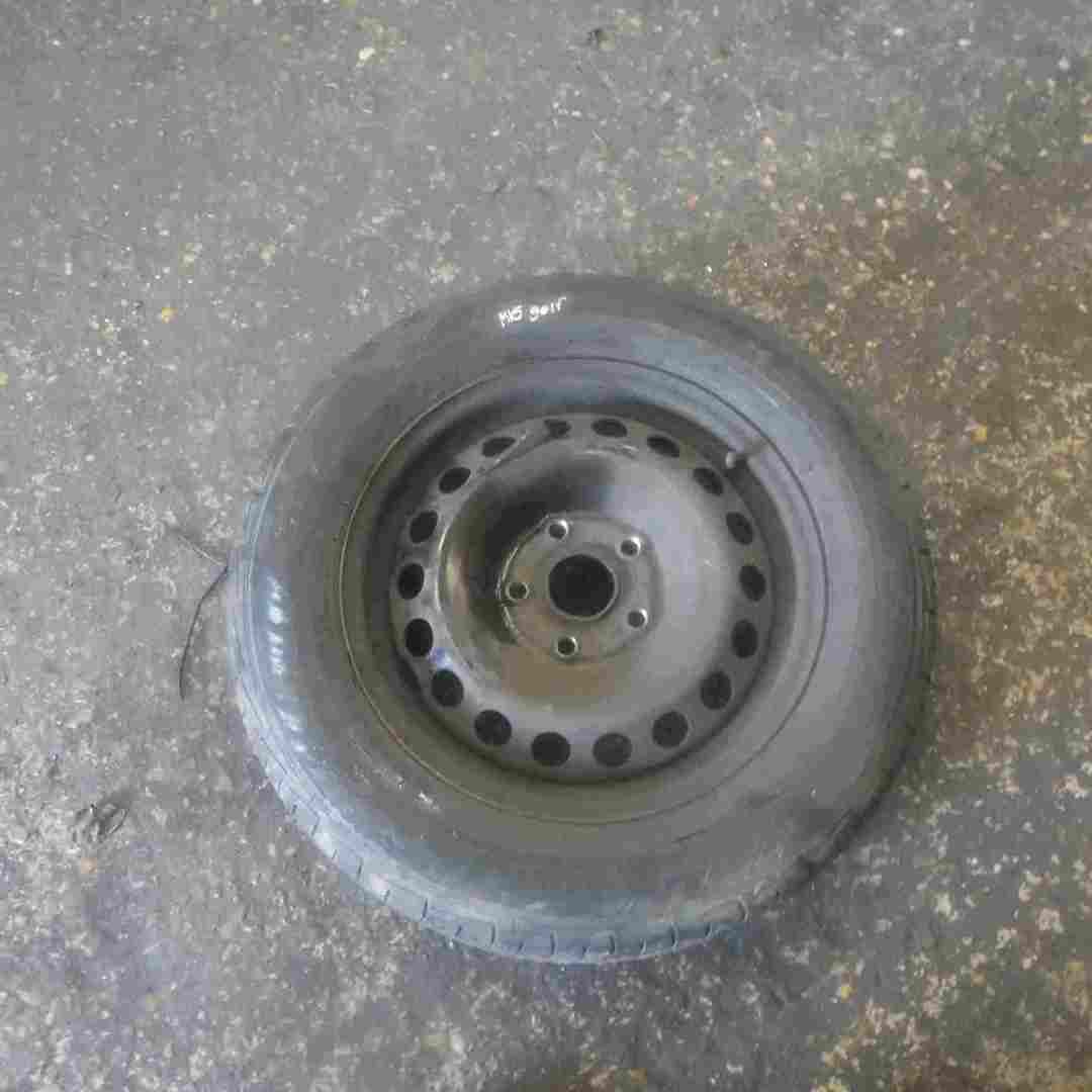Volkswagen Golf MK5 2003-2009 Steel Wheel Spare + Tyre 195 65 15 5mm 4/5