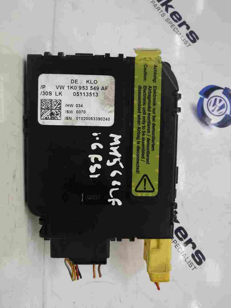 Volkswagen Golf MK5 2003-2009 Steering Wheel Angle Sensor 1K0953549AF