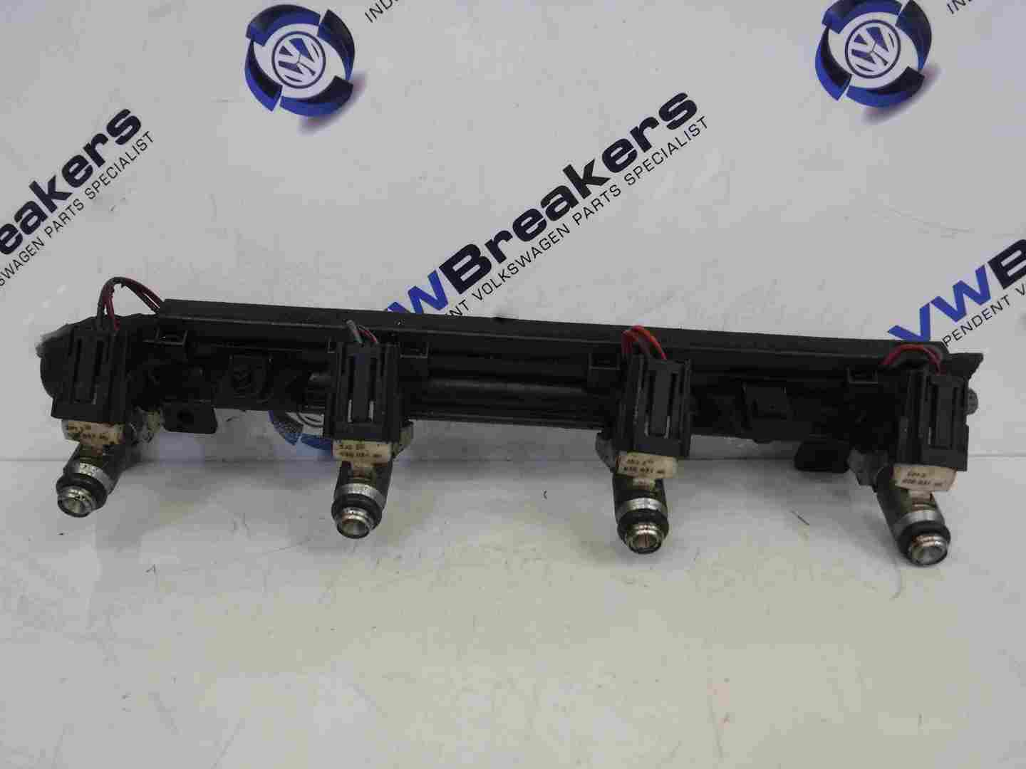 Volkswagen Golf MK6 2009-2012 1.4 16v Fuel Injectors X4 + Rail CGGA cgga