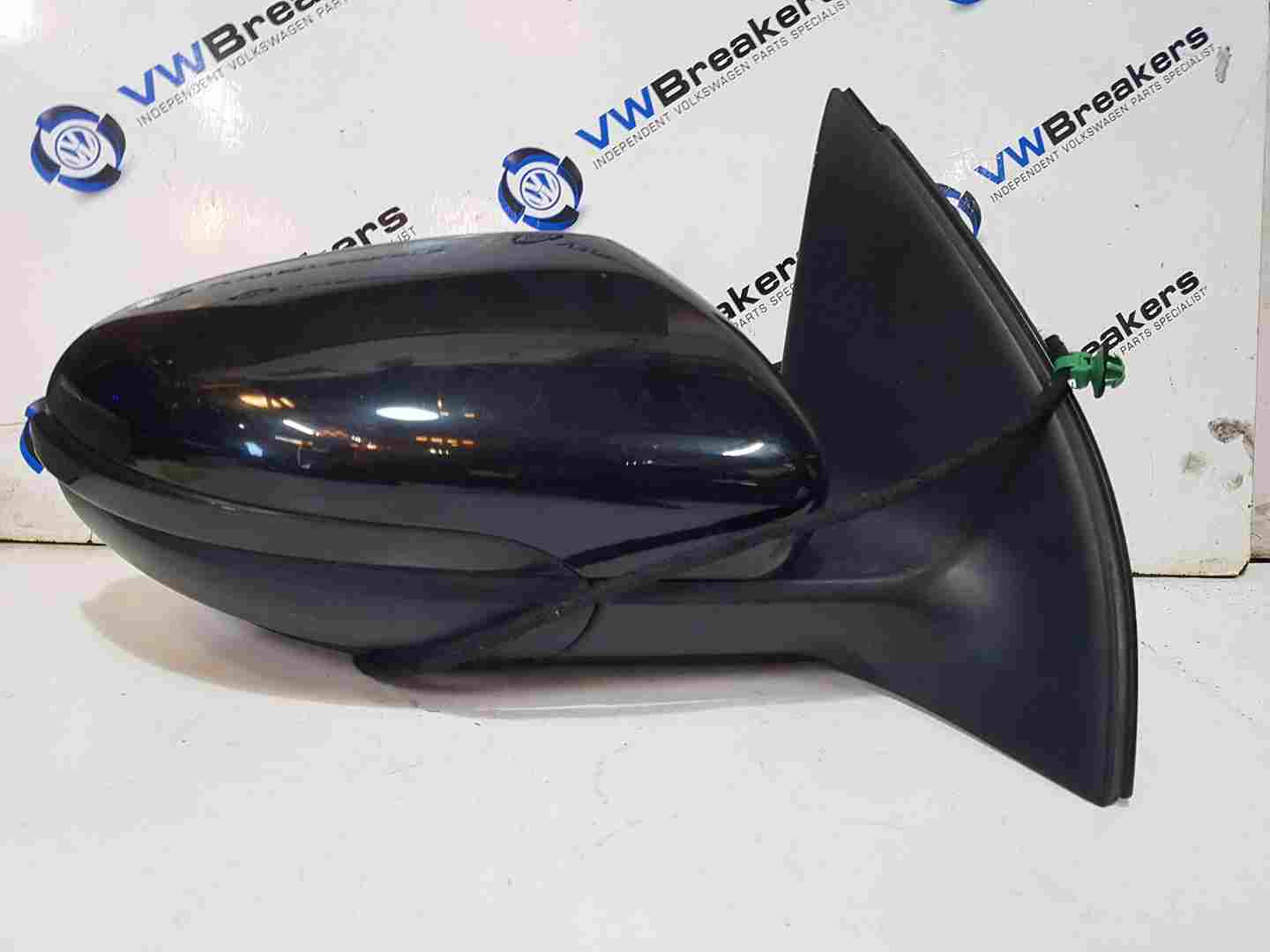 Volkswagen Golf MK6 2009-2012 Drivers Os Wing Mirror Lc9x Puddle