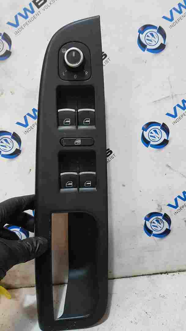 Volkswagen Golf MK6 2009-2012 Drivers OSF Front Window Switches Handle Panel 5Dr